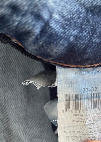 Erkek Kot pantalon Fabrika marka 33-32 beden - Görsel 4