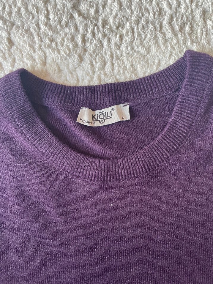 Erkek Kazak Kıgılı marka  L beden - Görsel 2