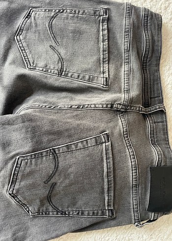 Gri Erkek Kot Pantolon -Jack Jones marka 33-32 - Görsel 2