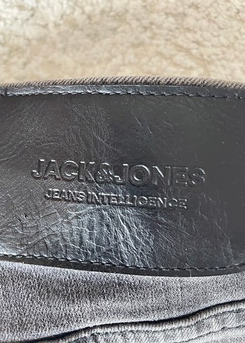 Gri Erkek Kot Pantolon -Jack Jones marka 33-32 - Görsel 5