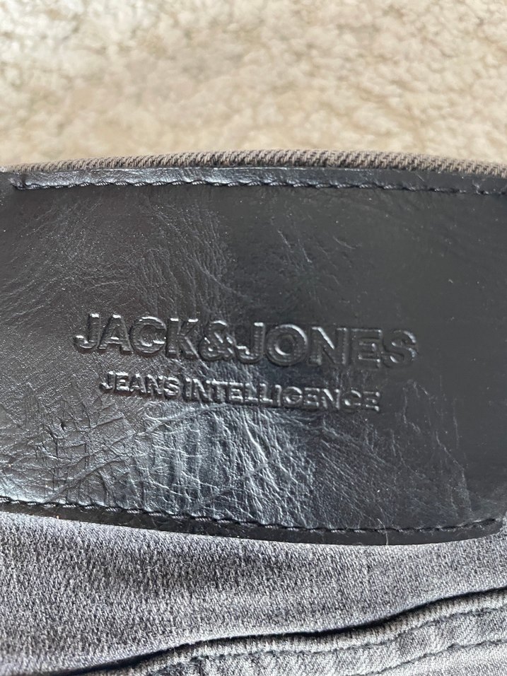 Gri Erkek Kot Pantolon -Jack Jones marka 33-32 - Görsel 5