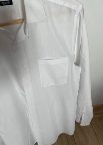 Erkek Beyaz Düğmeli Gömlek Lcw Business - Görsel 3