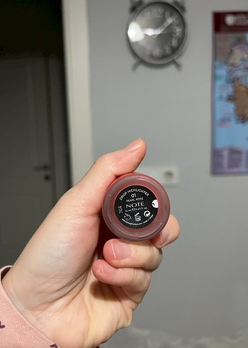 Note Drop Highlighter Kırmızı Işıltı - Görsel 2