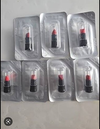 7 adet Avon numune ruj