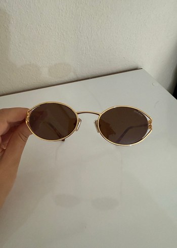  Beden Miumiu leopar detaylı bayan gözlük