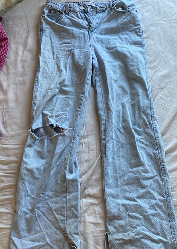 Mavi Maxi Boy Bol Kesim Kadın Kot Pantolon