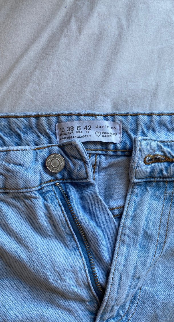 Mavi Maxi Boy Bol Kesim Kadın Kot Pantolon - Görsel 2