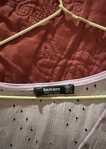 Mor V Yakalı Kısa Kollu Bluz - Görsel 5