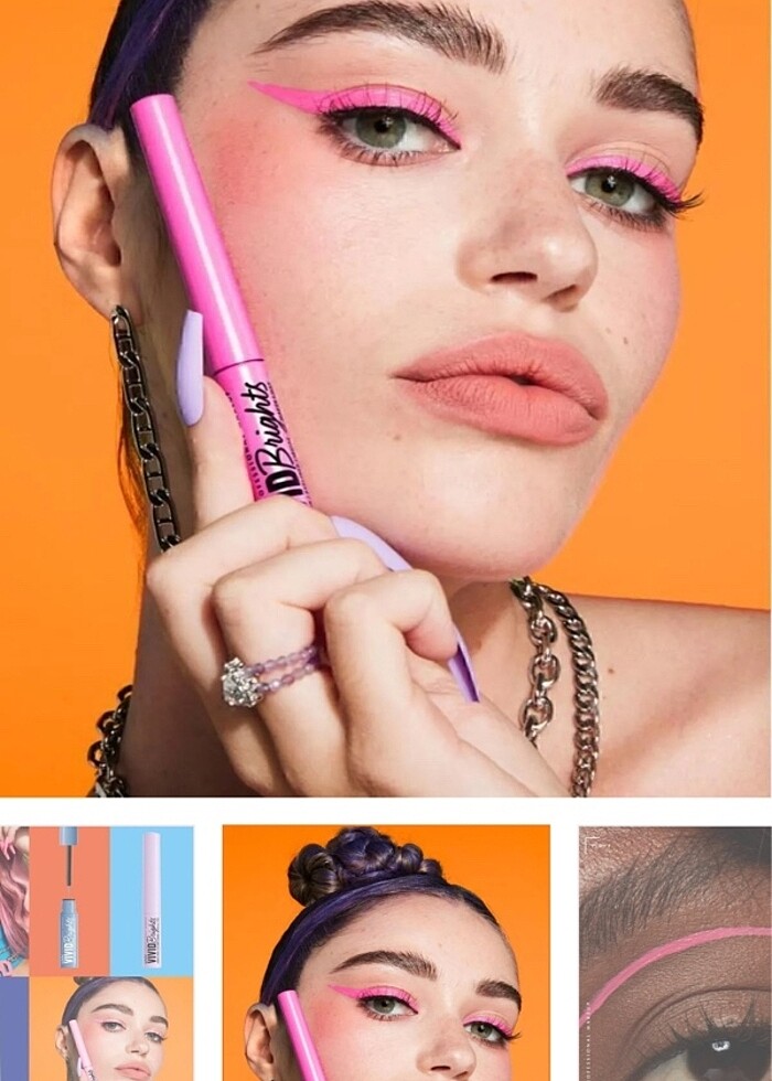 NYX PEMBE EYELINER - Görsel 2