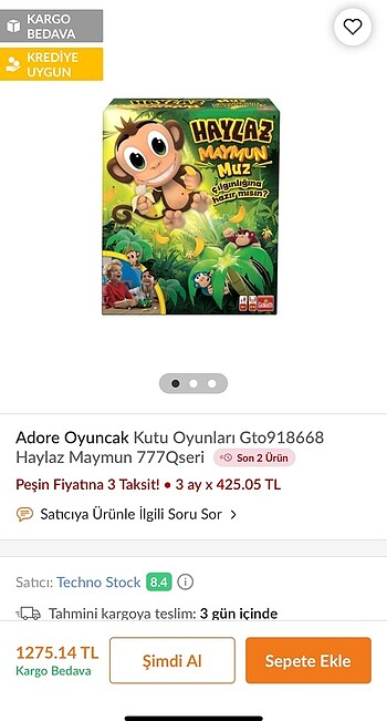 Beden Renk Adore oyuncak haylaz maymun