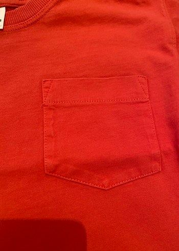 Kırmızı Erkek Çocuk Kısa Kollu Tişört - Görsel 3