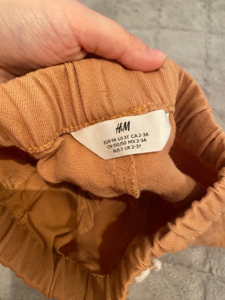 Erkek Çocuk açık kahve Keten Pantolon - Görsel 3