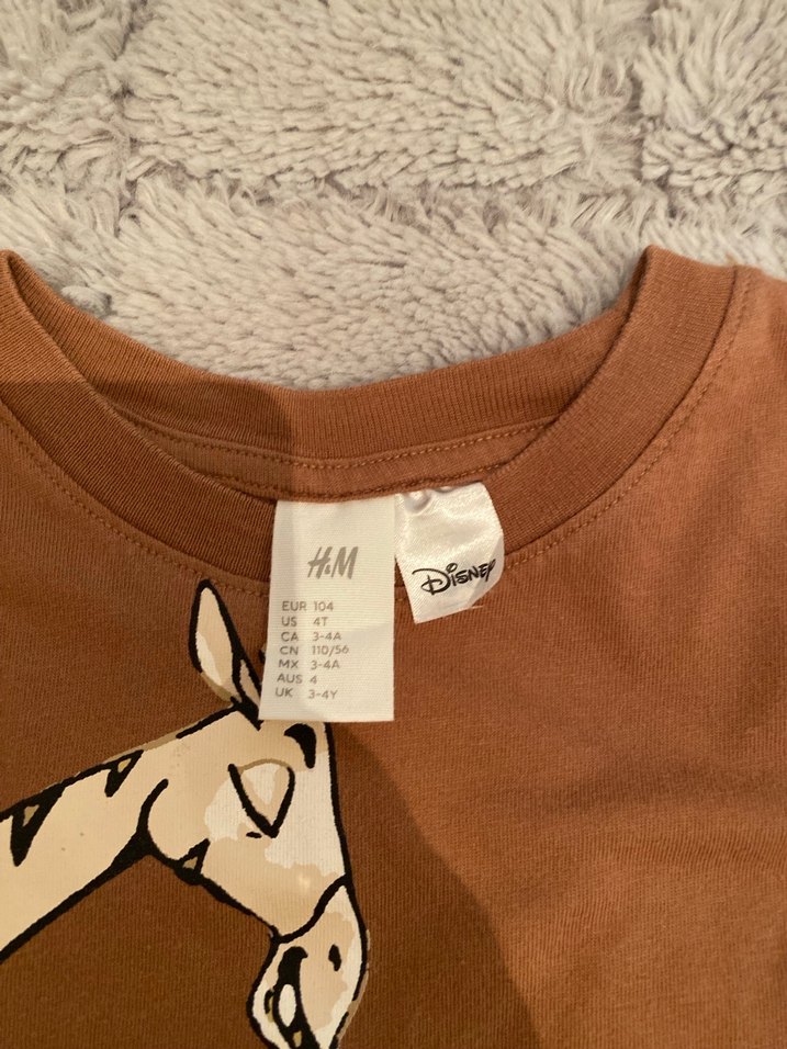 Erkek Çocuk Kahverengi Baskılı Kısa Kollu Tişört - Görsel 2