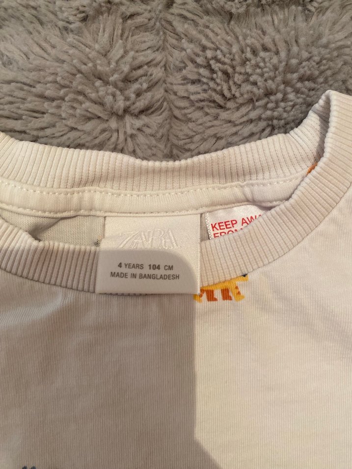 Beyaz Baskılı Erkek Çocuk Tişört - Görsel 3