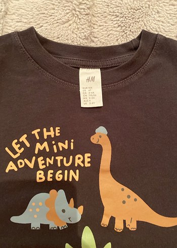 Erkek Çocuk Koyu Kahverengi Baskılı Tişört - Görsel 2