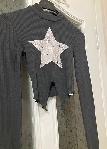 Bershka Uzun kollu crop