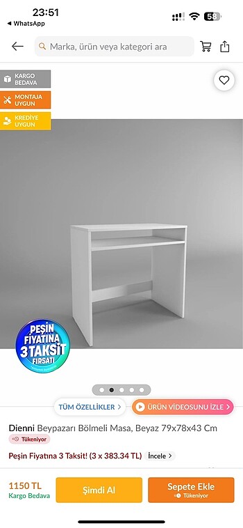 Diğer Çalışma ve Bilgisayar Masası