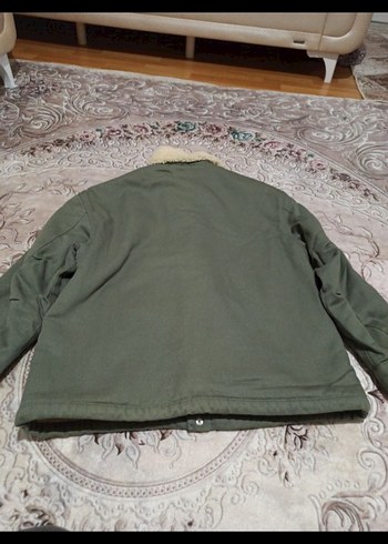 Kadın Gri Kısa Kesim Kürklü Ceket - Görsel 3