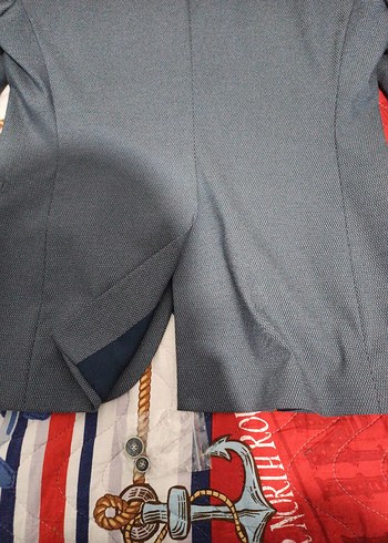 Gri Erkek Regular Fit Takım Elbise Ceket - Görsel 7