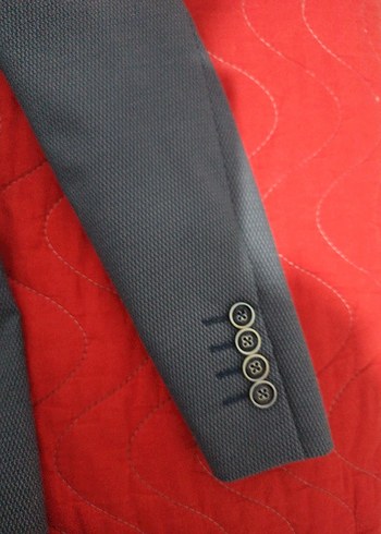 Gri Erkek Regular Fit Takım Elbise Ceket - Görsel 3