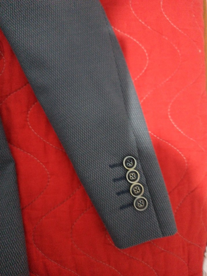 Gri Erkek Regular Fit Takım Elbise Ceket - Görsel 3