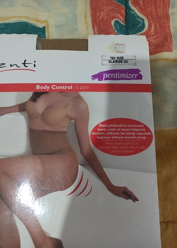 Penti Baskılı Mini Bohem Kadın Çorapları - Görsel 2