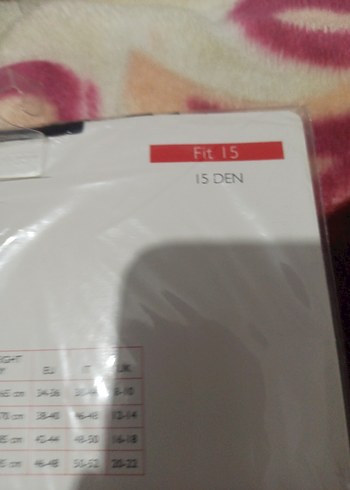 Penti Siyah Parlak Baskılı 15 DEN Külotlu Çorap - Görsel 2