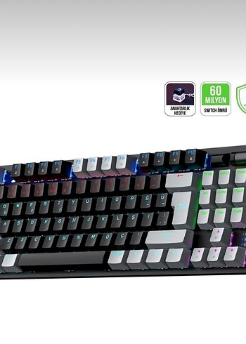 GamePower 87 Tuşlu Kompakt Renkli Oyun Klavyesi - Görsel 2