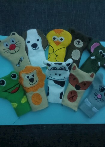 10 Adet parmak kukla - Görsel 2