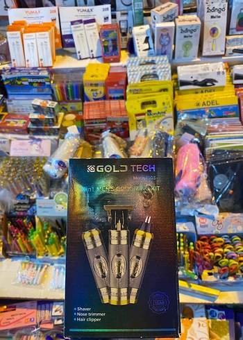 Gold Tech 3'ü 1 Arada Erkek Bakım Seti