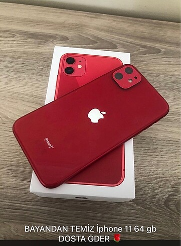 İphone 11 -64 gb bayandan temz