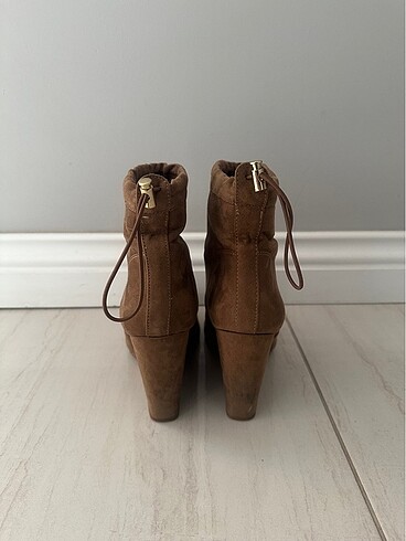 37 Beden camel Renk Bershka taba dolgu topuk bot