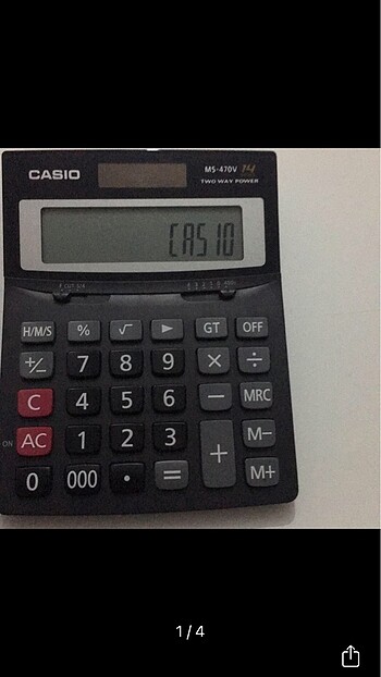 Hesap makinası casio
