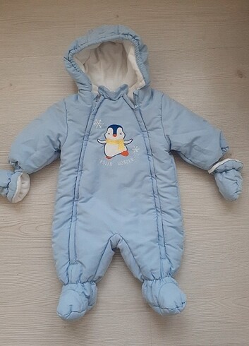 Astronot kışlık bebek tulum mont