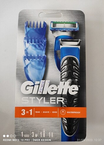  Traş bıçağı (sakal) Gillette Fusion Proglide Styler