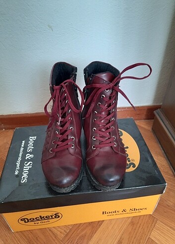36 Beden bordo Renk Dockers Temiz yumuşak bir bot sicak tutar 36 numara