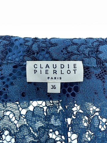 36 Beden mavi Renk Claudie Pierlot Uzun Elbise %70 İndirimli.