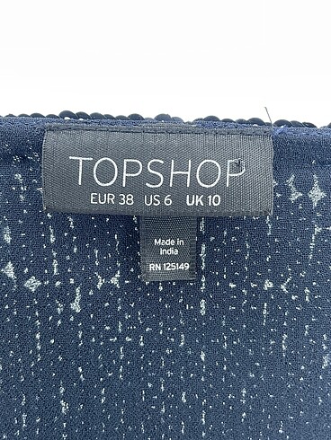 38 Beden lacivert Renk Topshop Bluz %70 İndirimli.