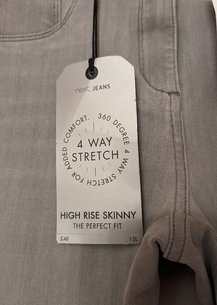 Next skinny lycra denim pantolon  - Görsel 4