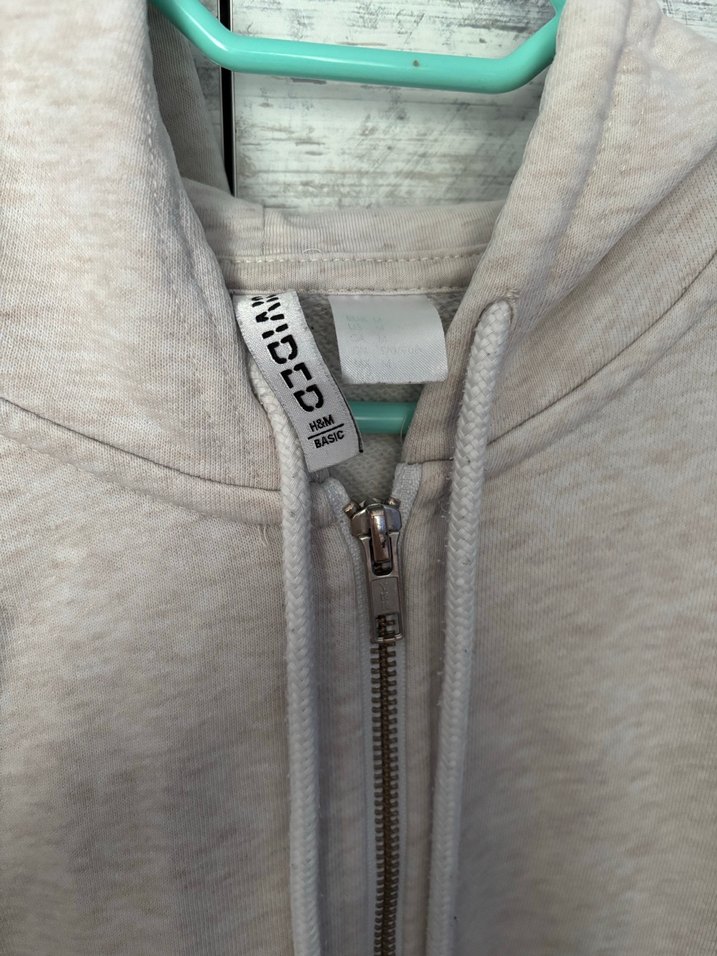 Bej Fermuarlı Kadın Sweatshirt - Görsel 2