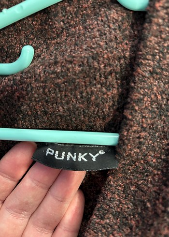 Uzun Kahverengi Boğazlı Örgü Kadın Kazak - Görsel 3