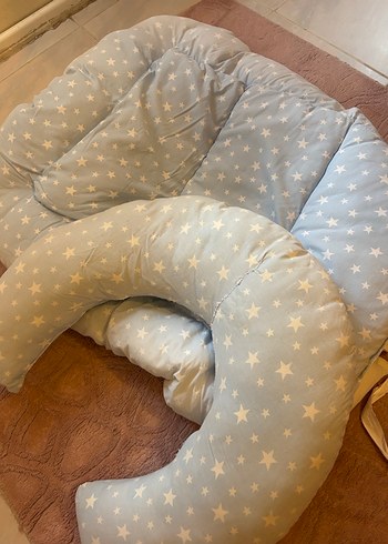 Mavi Yıldız Desenli Bebek Uyku Seti - Görsel 3