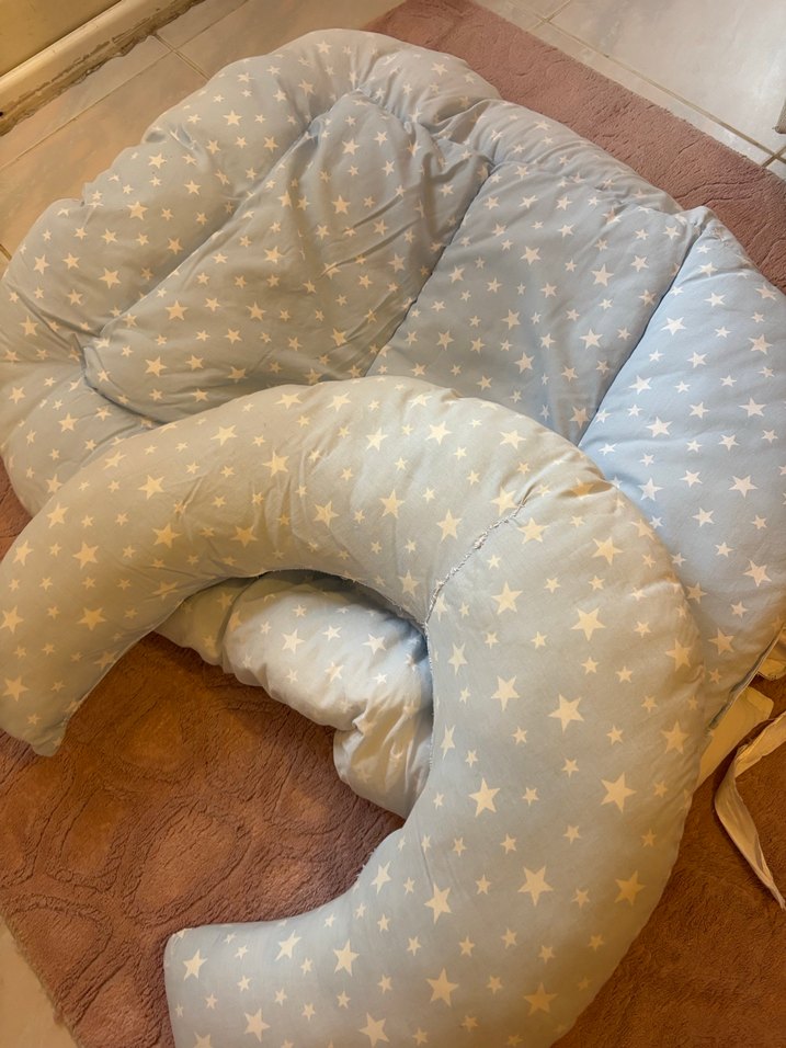 Mavi Yıldız Desenli Bebek Uyku Seti - Görsel 3