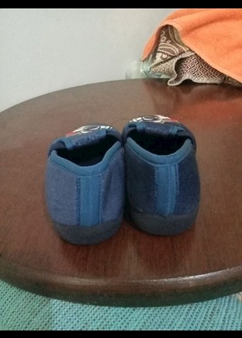 Erkek Çocuk Lacivert Baskılı Sıcak Terlik - Görsel 2