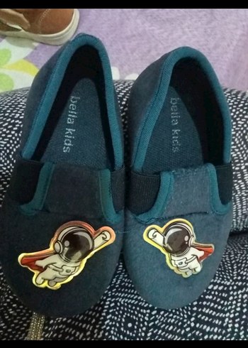 Erkek Çocuk Lacivert Baskılı Sıcak Terlik - Görsel 4