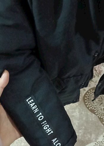 Siyah Erkek Çocuk mont - Görsel 5