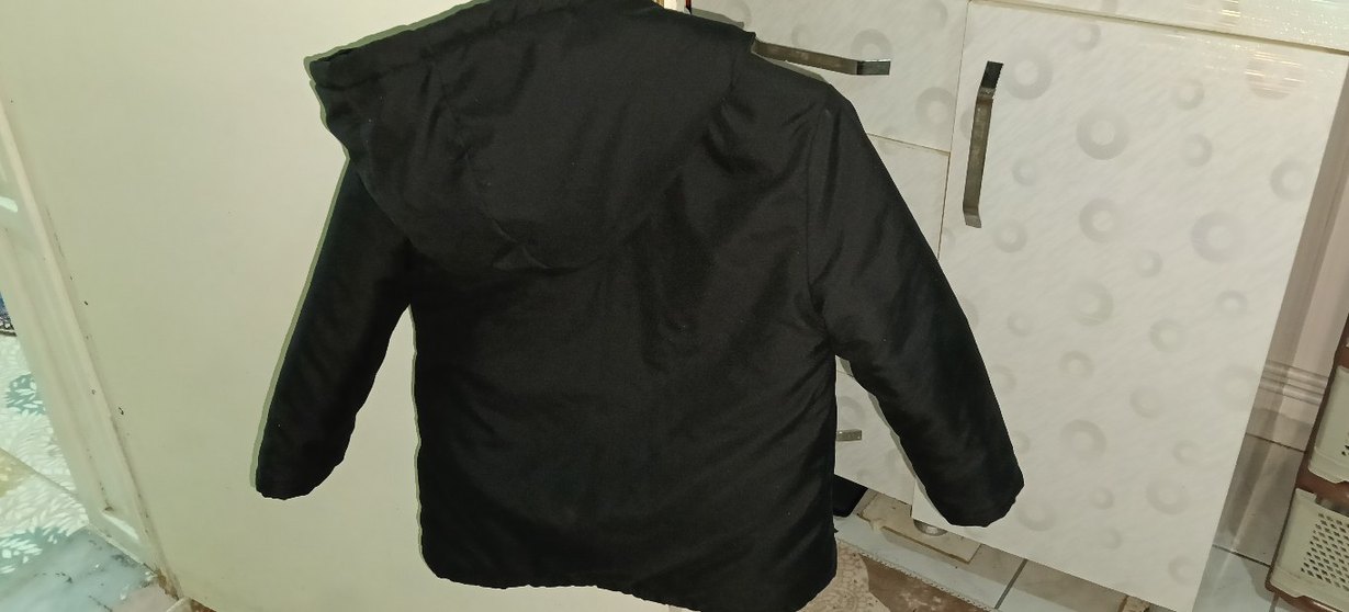 Siyah Erkek Çocuk mont - Görsel 2