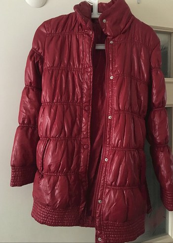Bordo Şişme mont