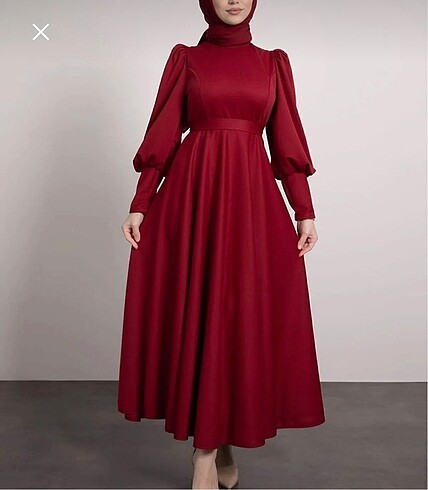 Zara bordo elbise