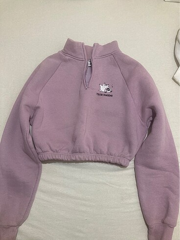 koton lila sweatshirt